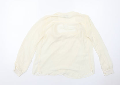 Womens UK Size 6 ASOS Ivory Basic Blouse