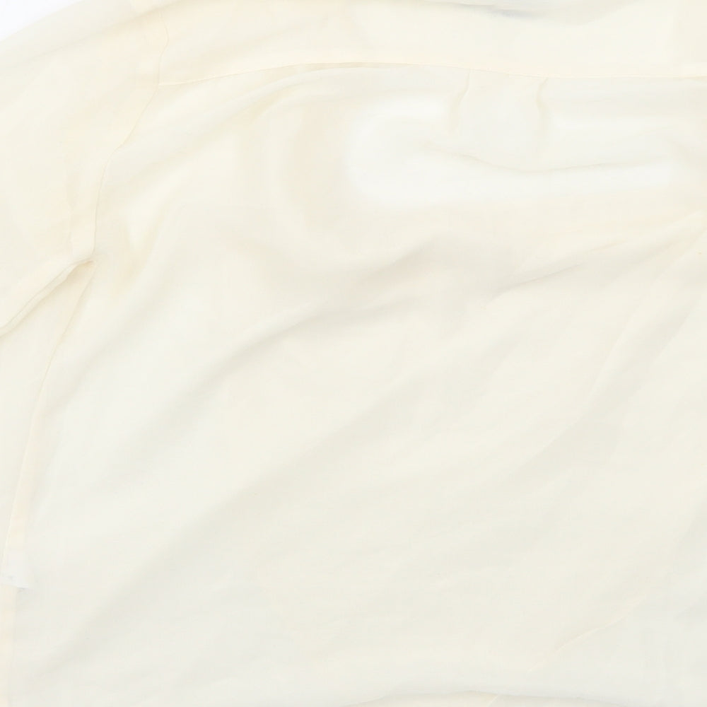Womens UK Size 6 ASOS Ivory Basic Blouse