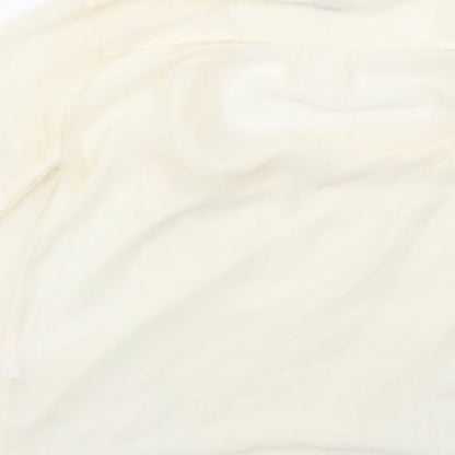 Womens UK Size 6 ASOS Ivory Basic Blouse