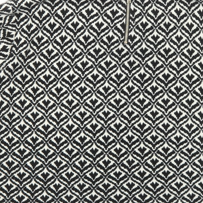 Womens UK Size 10 Louche Black Basic T-Shirt