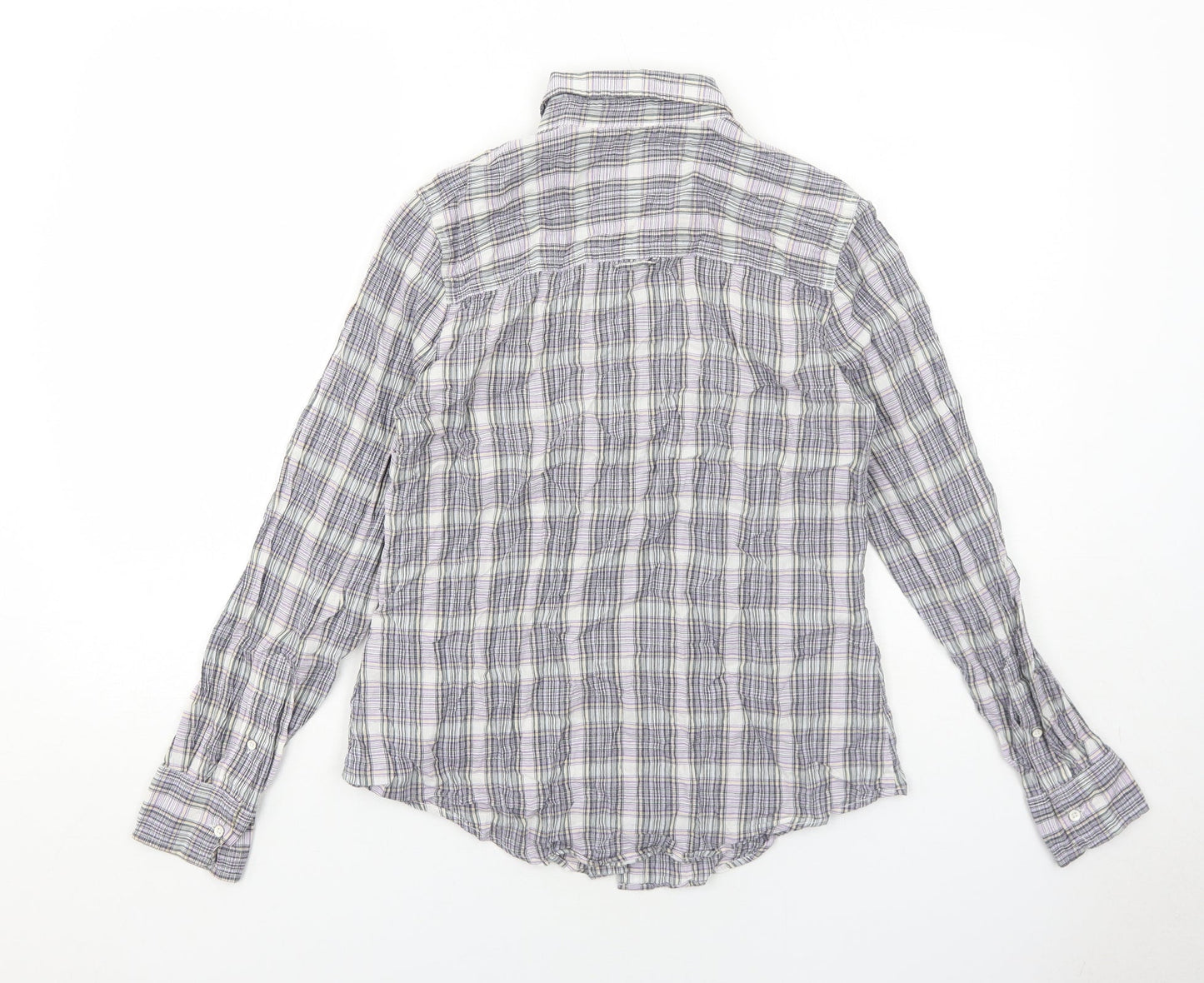 Womens UK Size 8 Gap Purple Basic Button-Up