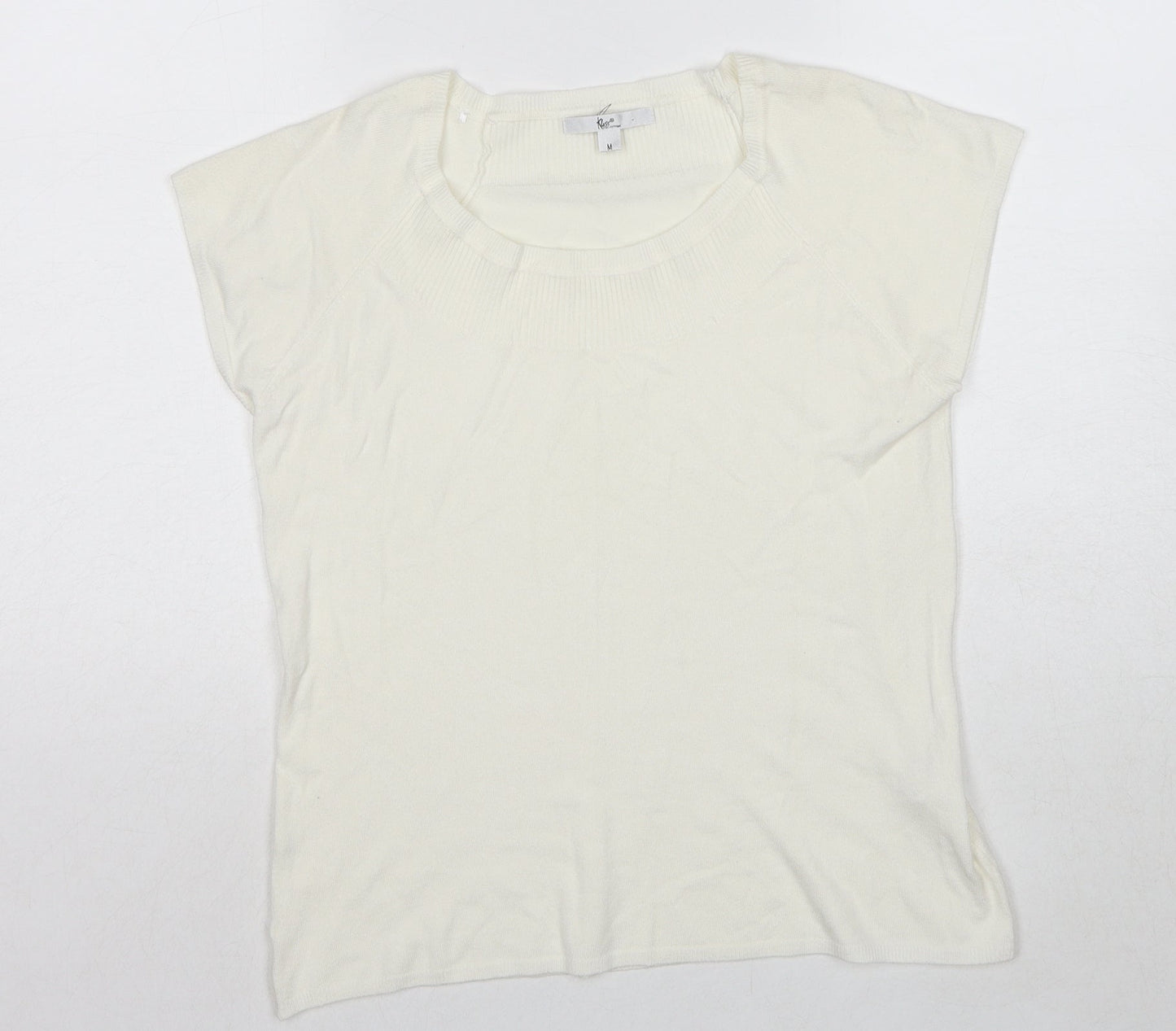 Womens UK Size M Klass White Pullover Jumper
