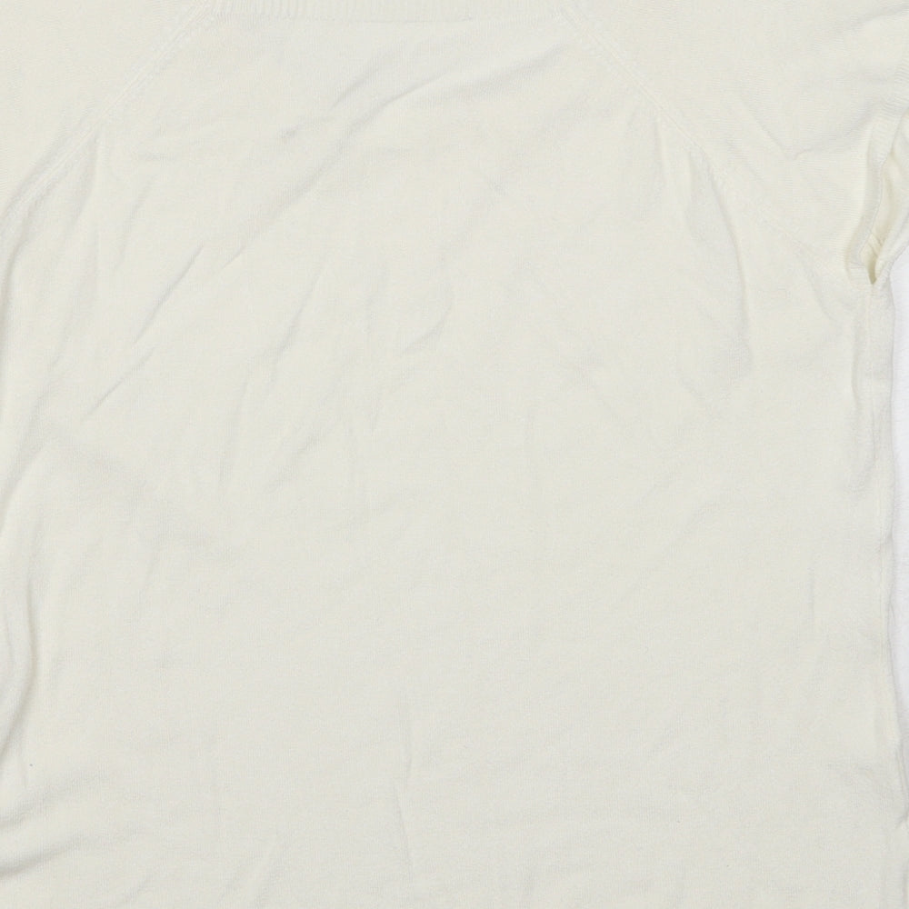 Womens UK Size M Klass White Pullover Jumper