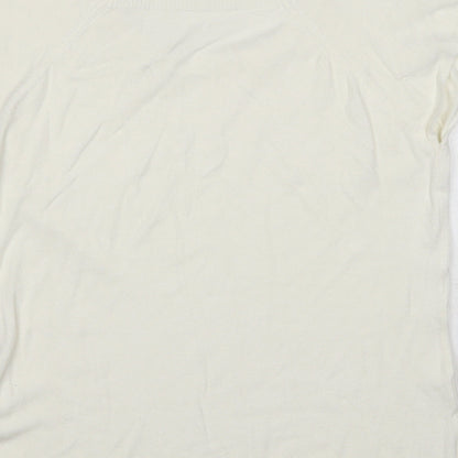 Womens UK Size M Klass White Pullover Jumper
