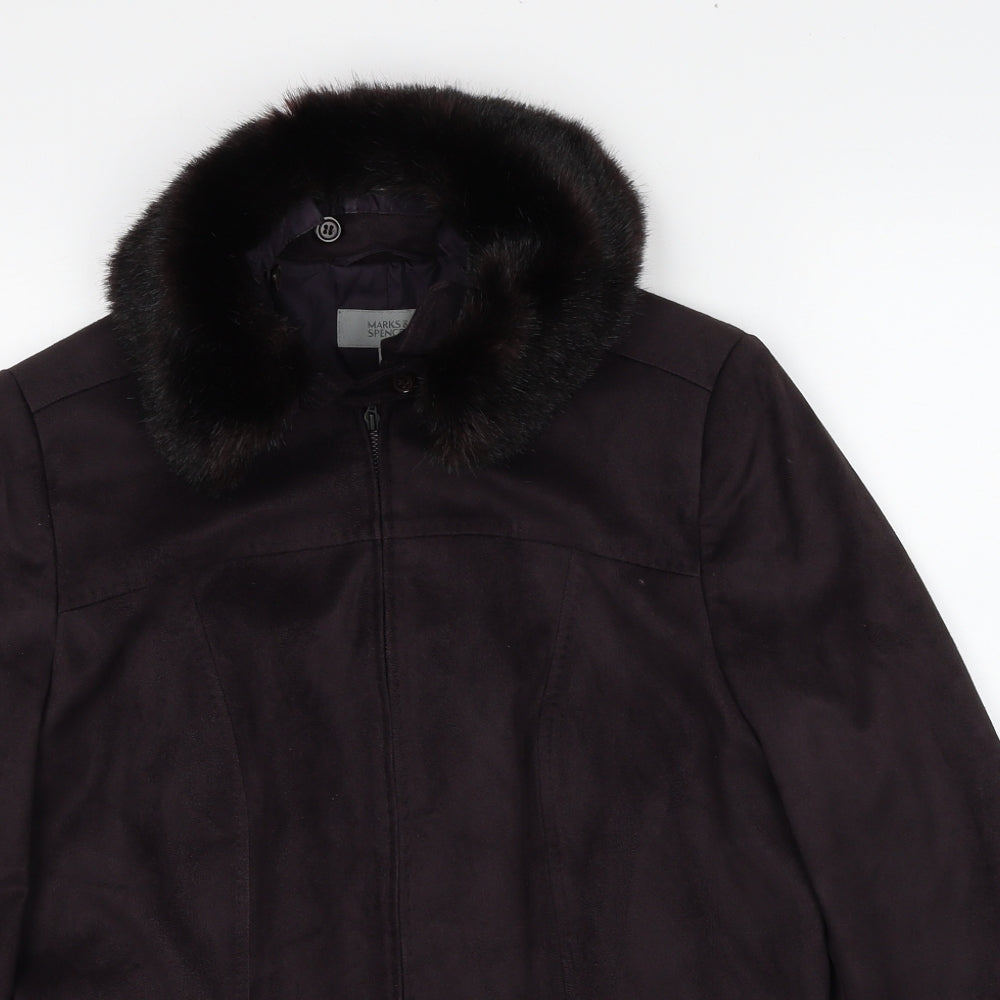 Womens UK Size 14 Marks and Spencer Brown Jacket