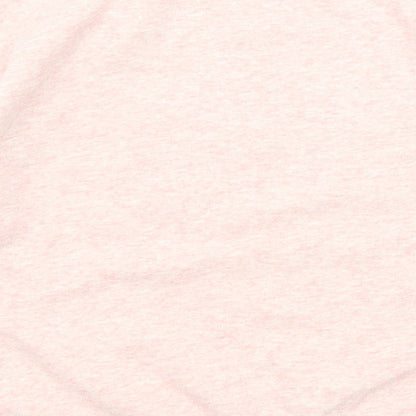 Zara Girls Pink Geometric Polyester Pullover Sweatshirt Size 13-14 Years Pullover - Heart Pattern