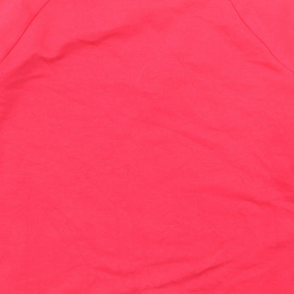 Bonprix Womens Pink Cotton Pullover Sweatshirt Size S Pullover