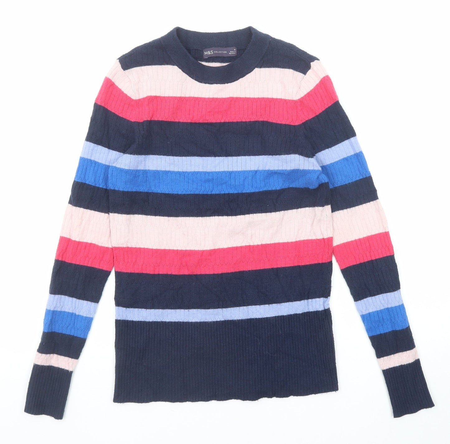 Womens UK Size 10 Marks and Spencer Multicoloured Pullover Jumper