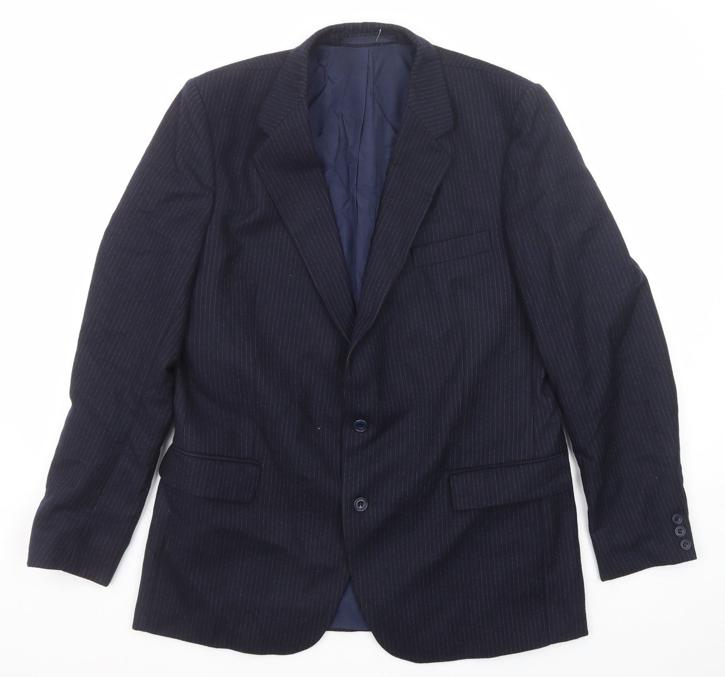 Mens UK Size 44 John Collier Regular Blue Suit Jacket