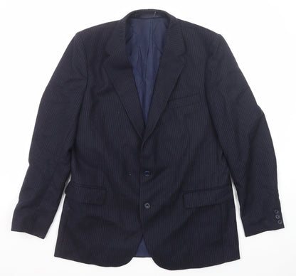 Mens UK Size 44 John Collier Regular Blue Suit Jacket