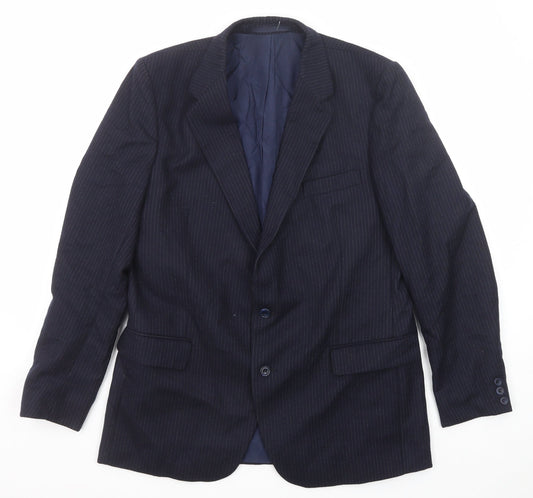 Mens UK Size 44 John Collier Regular Blue Suit Jacket