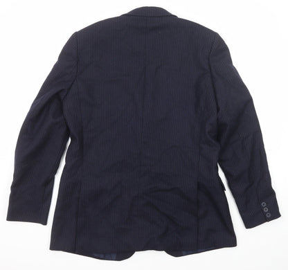 Mens UK Size 44 John Collier Regular Blue Suit Jacket