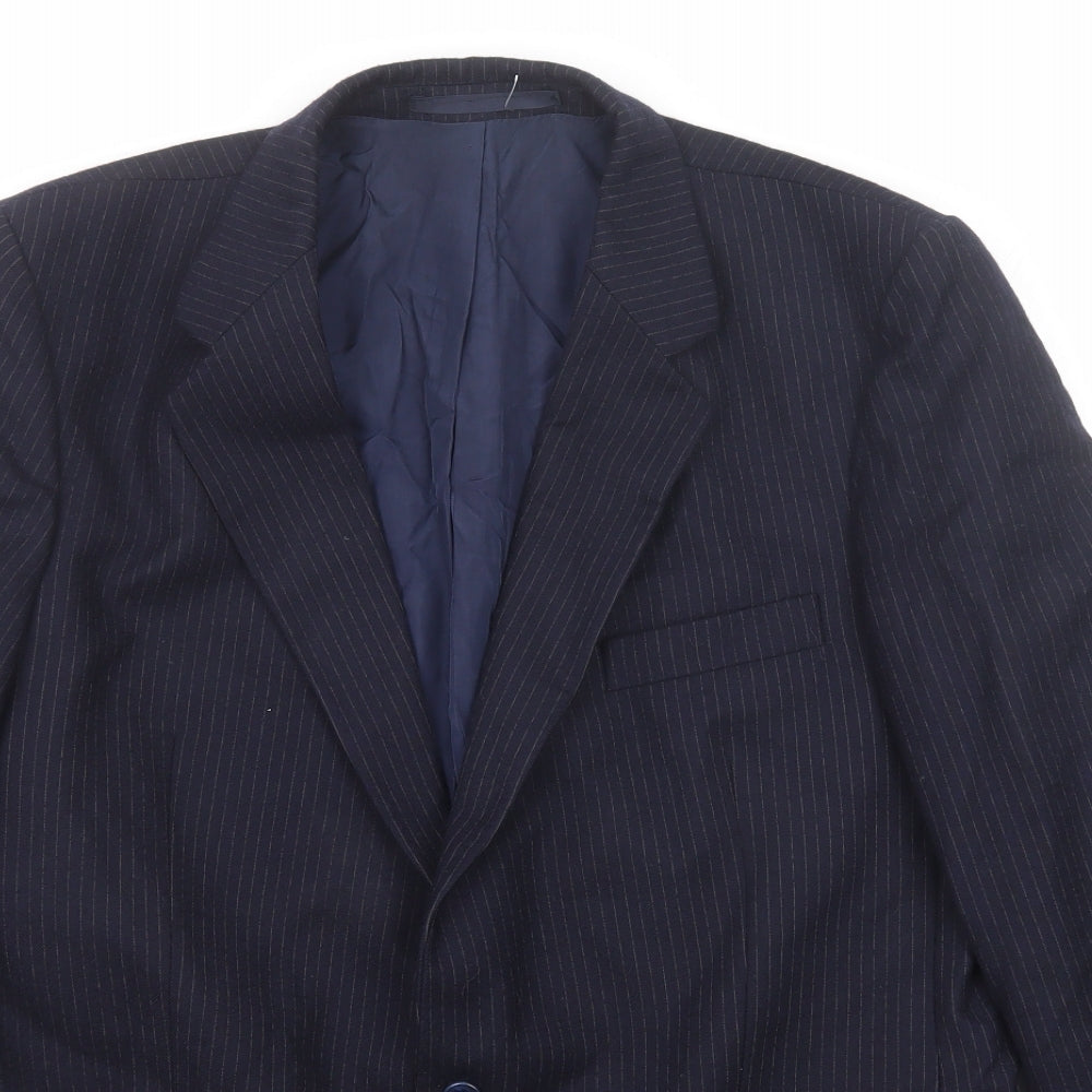 Mens UK Size 44 John Collier Regular Blue Suit Jacket