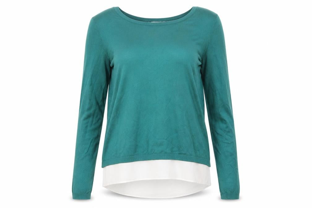 Womens UK Size XS H&M Green Pullover Jumper