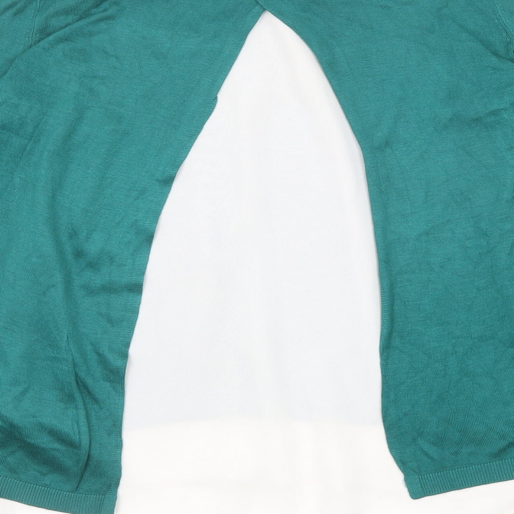 Womens UK Size XS H&M Green Pullover Jumper