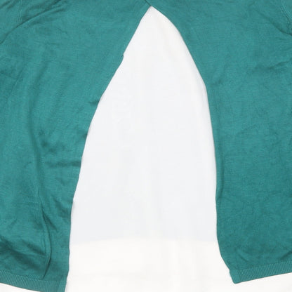 Womens UK Size XS H&M Green Pullover Jumper