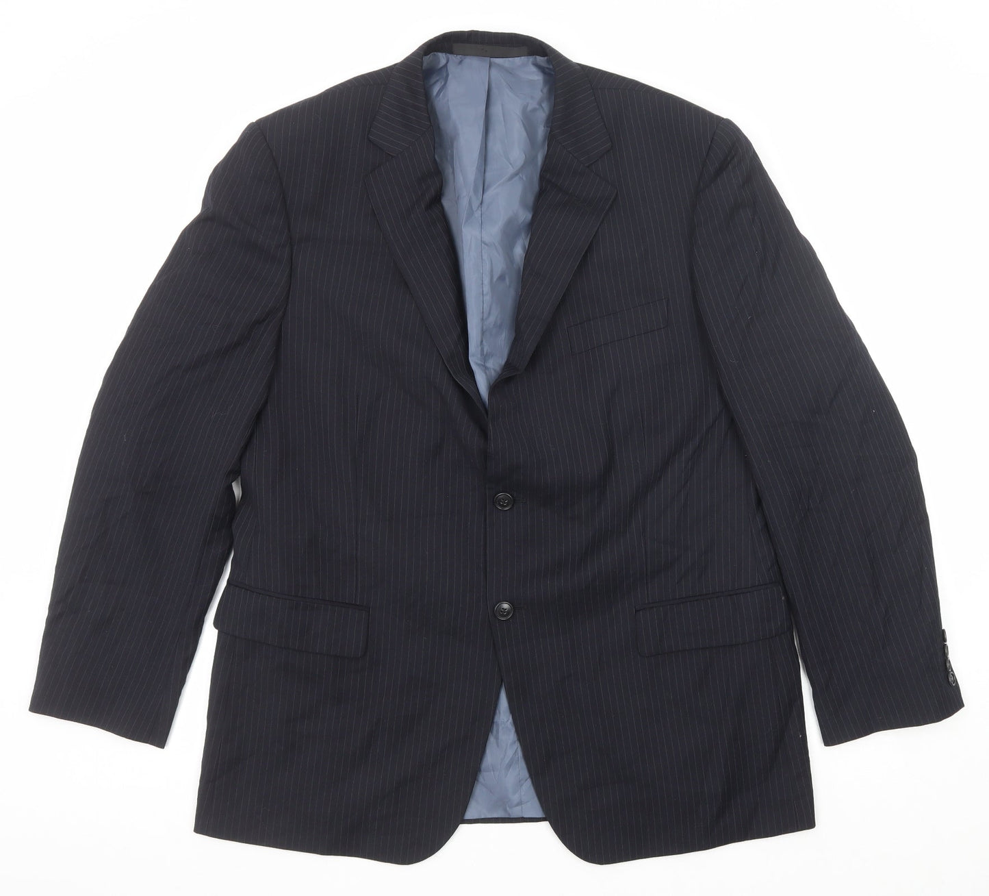 Mens UK Size 44 Marks and Spencer Regular Blue Suit Jacket