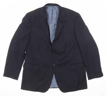 Mens UK Size 44 Marks and Spencer Regular Blue Suit Jacket