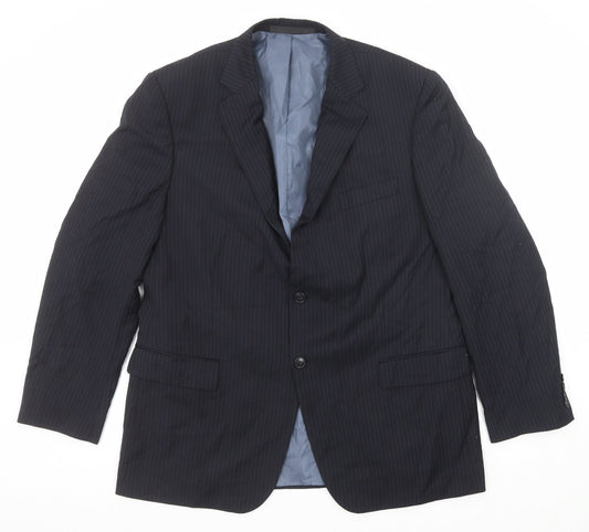 Mens UK Size 44 Marks and Spencer Regular Blue Suit Jacket