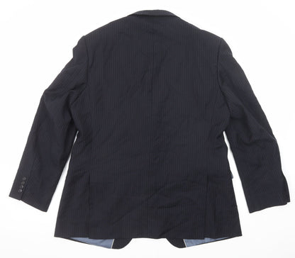 Mens UK Size 44 Marks and Spencer Regular Blue Suit Jacket