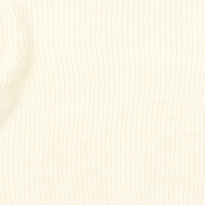 Womens UK Size M Marks and Spencer White Pullover Jumper