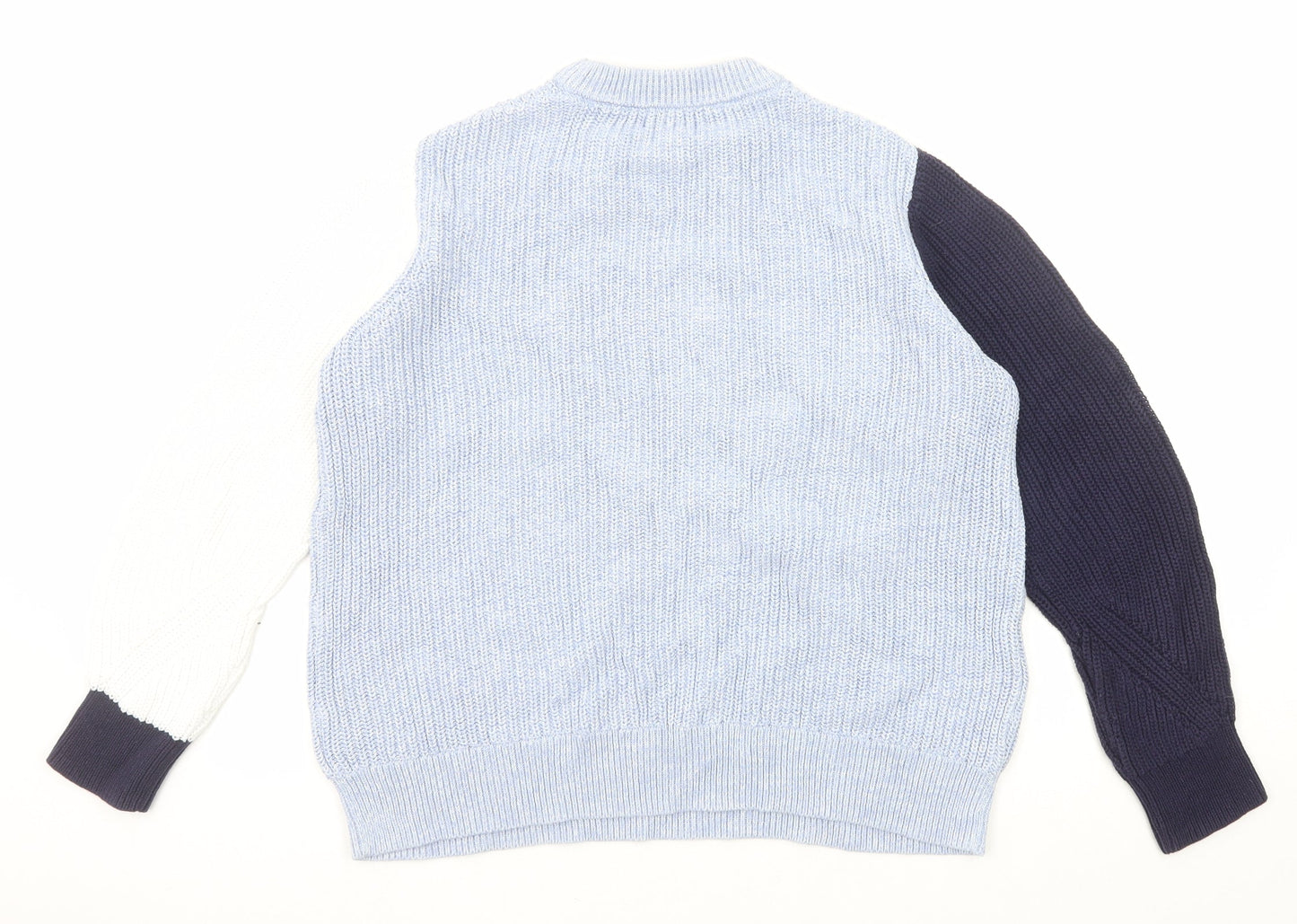 Womens UK Size L Marks and Spencer Blue Pullover Jumper