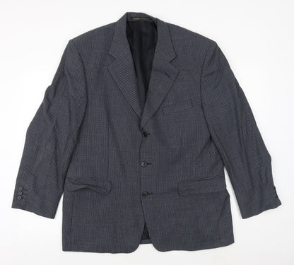 Mens UK Size 42 Marks and Spencer Regular Blue Suit Jacket