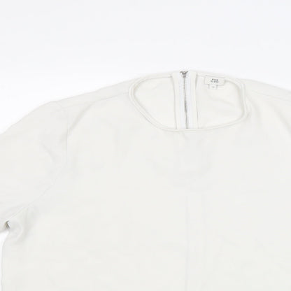 Womens UK Size 16 River Island White Basic Blouse