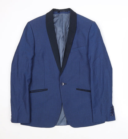Mens UK Size 36 Limehaus Regular Blue Suit Jacket
