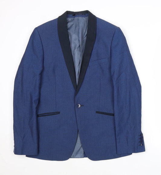 Mens UK Size 36 Limehaus Regular Blue Suit Jacket