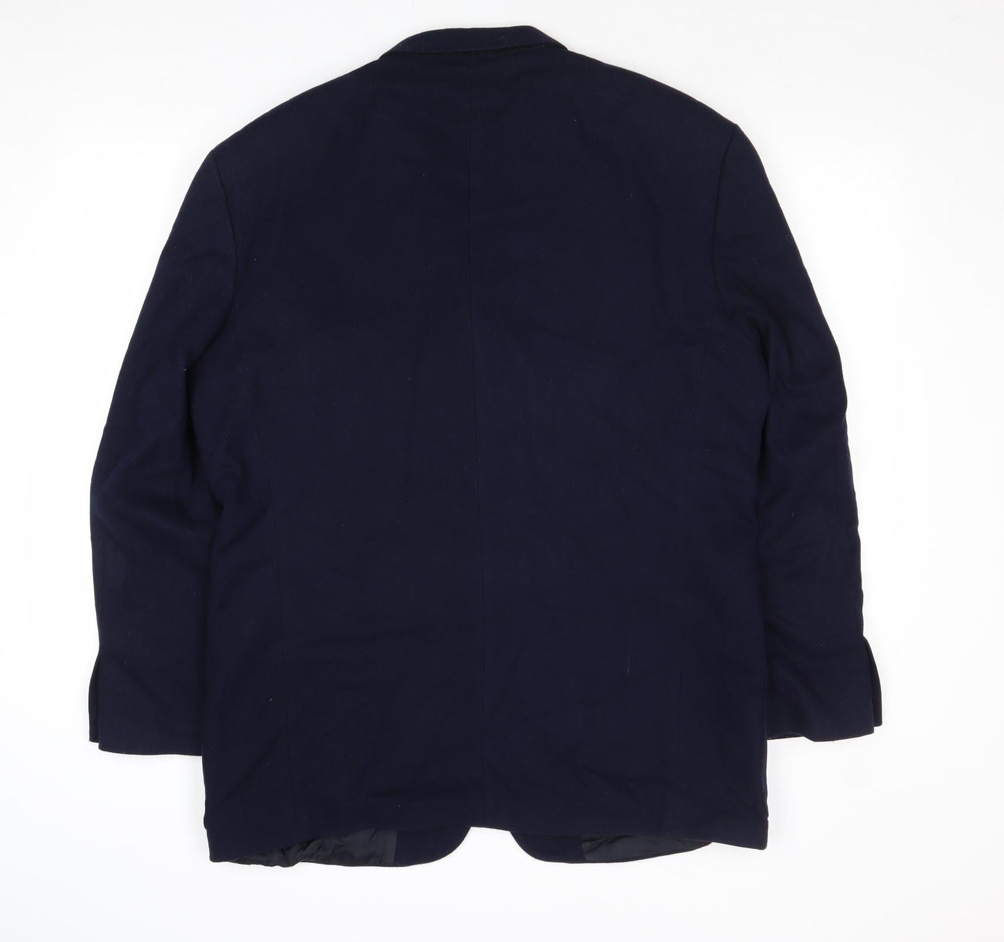 Yves Gerard Mens Blue Wool Jacket Suit Jacket Size 44 Regular
