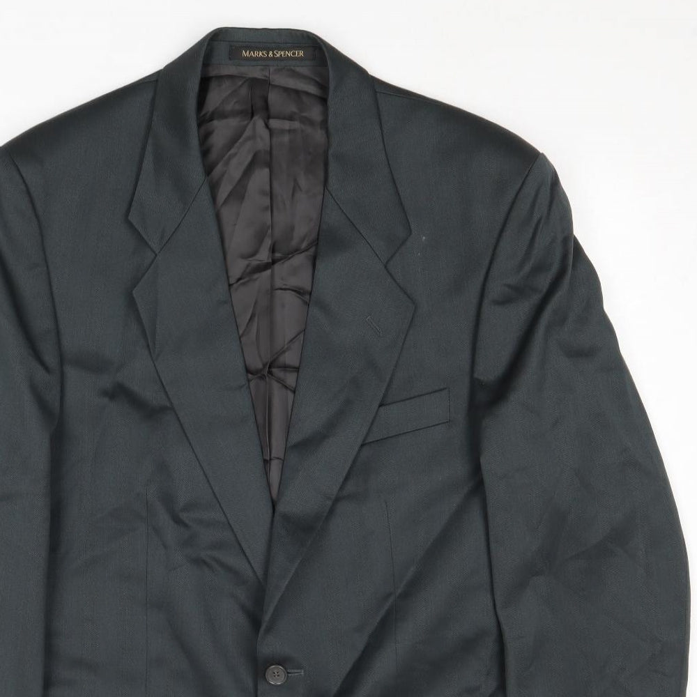 Mens UK Size 42 Marks and Regular Grey Suit Jacket