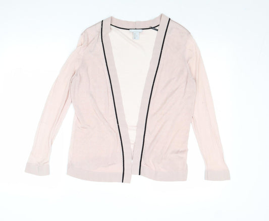 Womens UK Size M H&M Pink Cardigan Jumper
