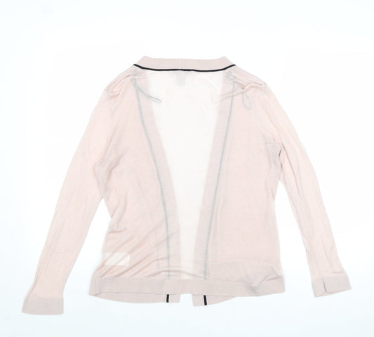 Womens UK Size M H&M Pink Cardigan Jumper