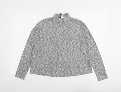 Womens UK Size S H&M Grey Pullover Jumper