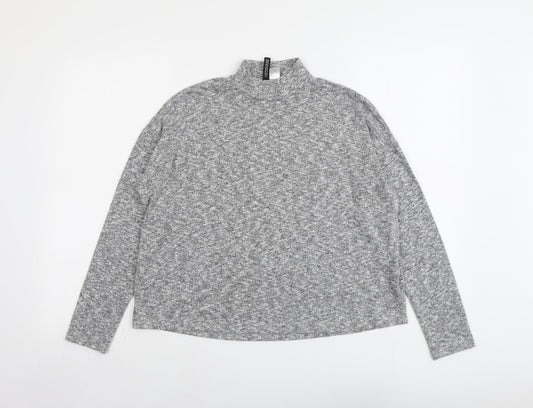 Womens UK Size S H&M Grey Pullover Jumper