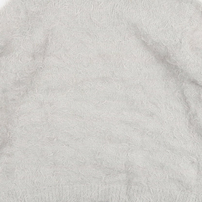 Womens UK Size 10 Marks and Spencer Grey Pullover Jumper