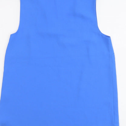 Womens UK Size 10 Dunnes Stores Blue Basic Tank