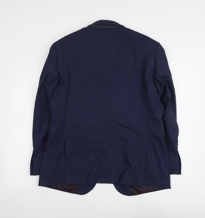 Mens UK Size 44 Burton Regular Blue Suit Jacket