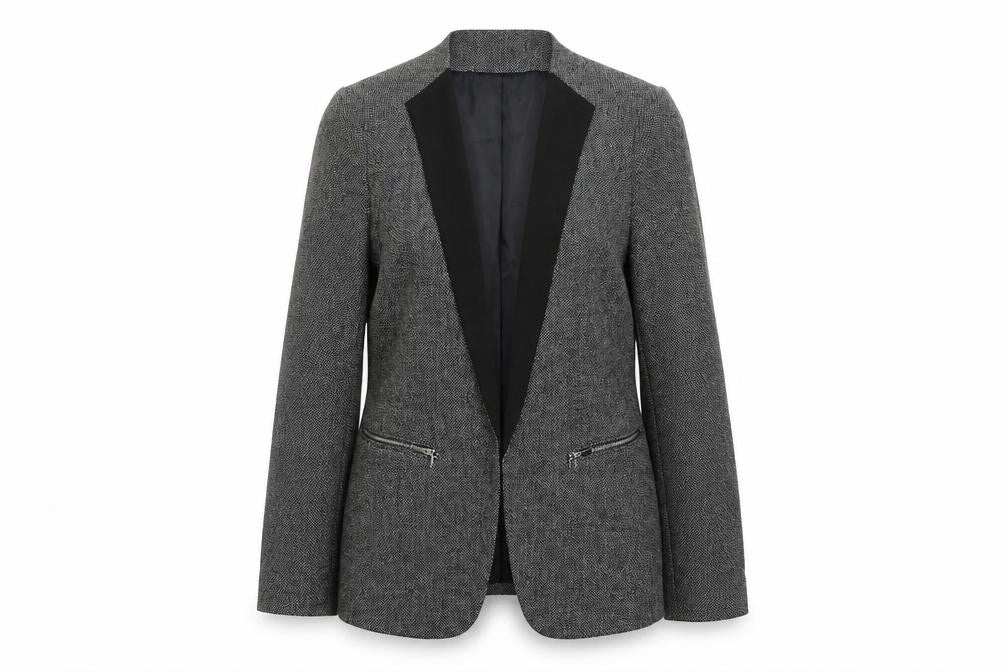 Womens UK Size 10 H&M Regular Grey Blazer