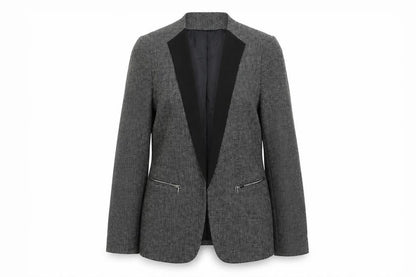 Womens UK Size 10 H&M Regular Grey Blazer