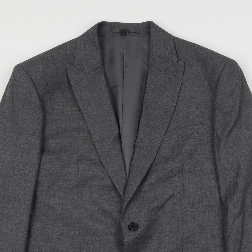 Mens UK Size XL Marks and Spencer Regular Grey Suit Jacket