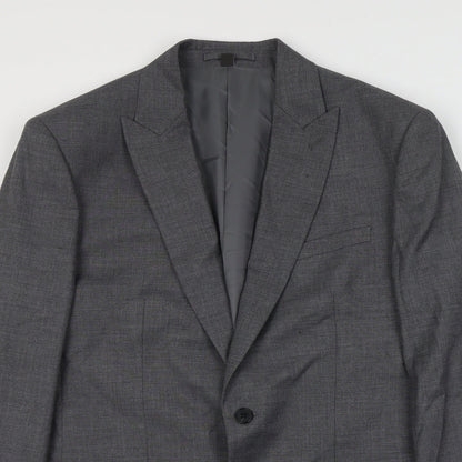 Mens UK Size XL Marks and Spencer Regular Grey Suit Jacket