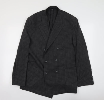 Mens UK Size 2XL Marks and Spencer Regular Grey Suit Jacket