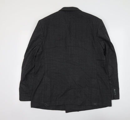 Mens UK Size 2XL Marks and Spencer Regular Grey Suit Jacket