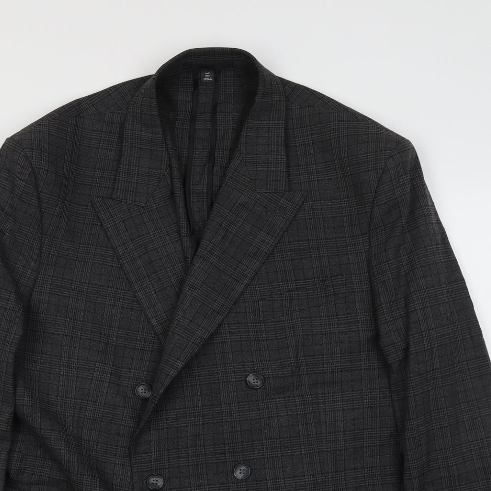Mens UK Size 2XL Marks and Spencer Regular Grey Suit Jacket