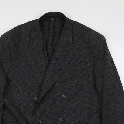 Mens UK Size 2XL Marks and Spencer Regular Grey Suit Jacket