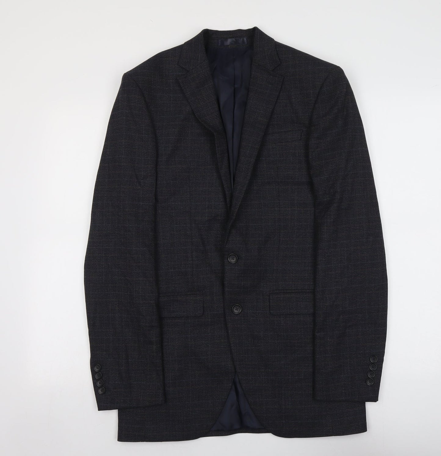 Mens UK Size S Marks and Spencer Regular Blue Suit Jacket