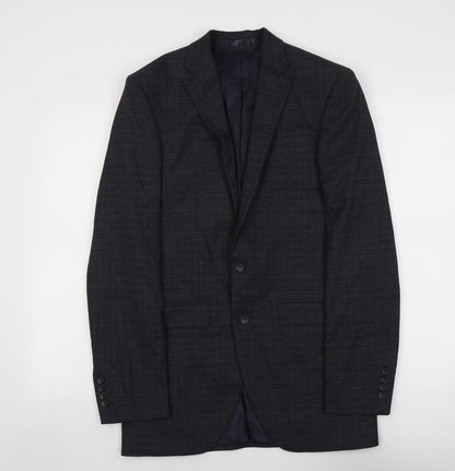 Mens UK Size S Marks and Spencer Regular Blue Suit Jacket