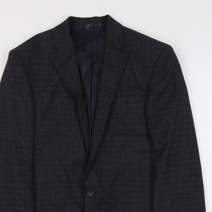 Mens UK Size S Marks and Spencer Regular Blue Suit Jacket